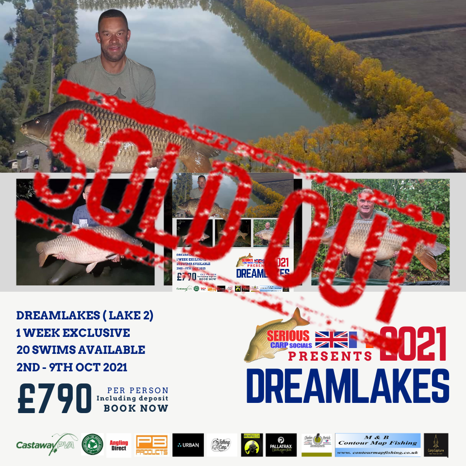 DREAMLAKES (1 week, Exclusive Lake 2) FRANCE 2021: Oct 1st - 9th