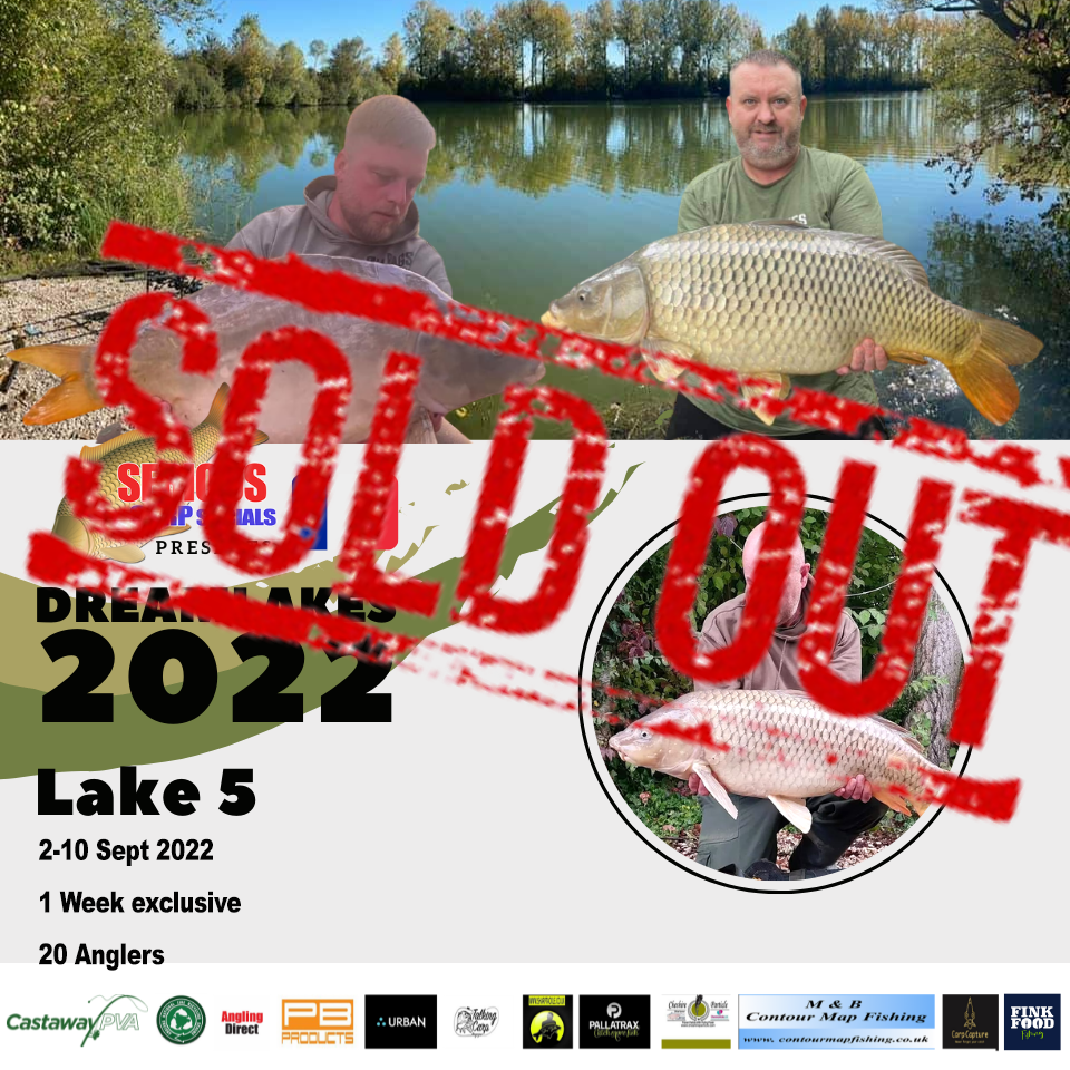 DREAMLAKES (1 week, Exclusive Lake 5) FRANCE 2022: Sep 2nd - 10th