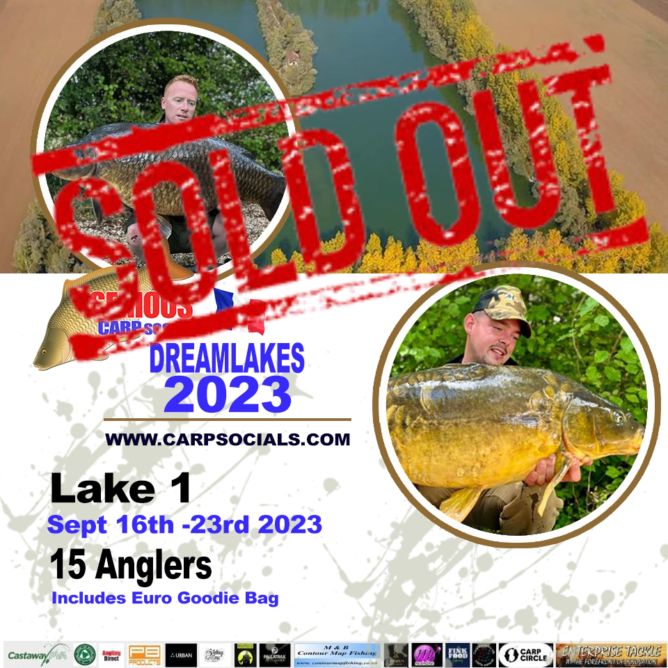 DREAMLAKES (1 week, Exclusive Lake 1) FRANCE 2023: Sep 16th - 23rd