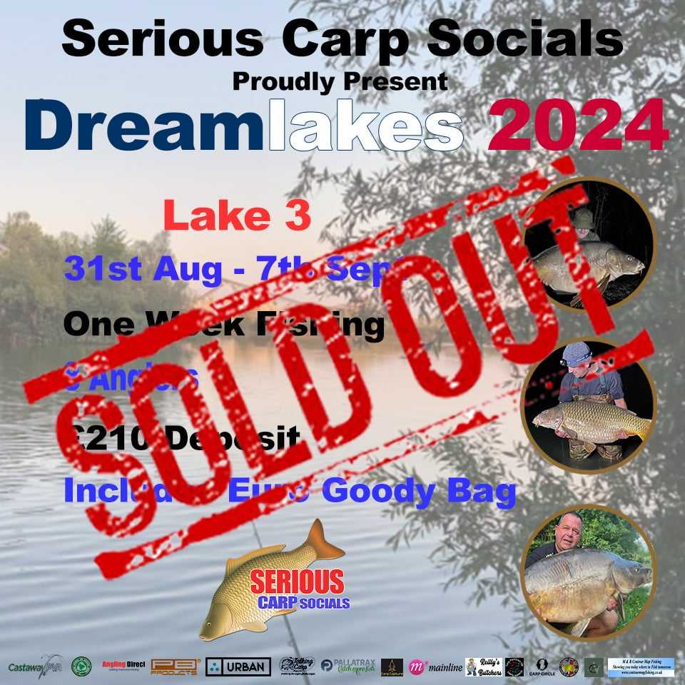 DREAMLAKES (1 week, Exclusive Lake 3) FRANCE 2024: Aug 30th - Sep 7th