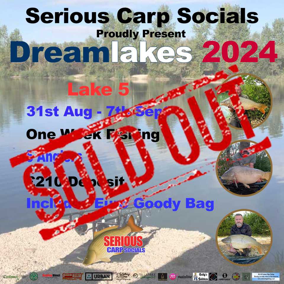 DREAMLAKES (1 week, Exclusive Lake 5) FRANCE 2024: Aug 30th - Sep 7th