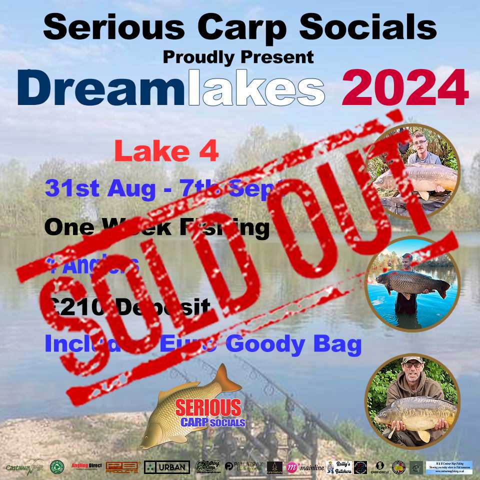 DREAMLAKES (1 week, Exclusive Lake 4) FRANCE 2024: Aug 30th - Sep 7th