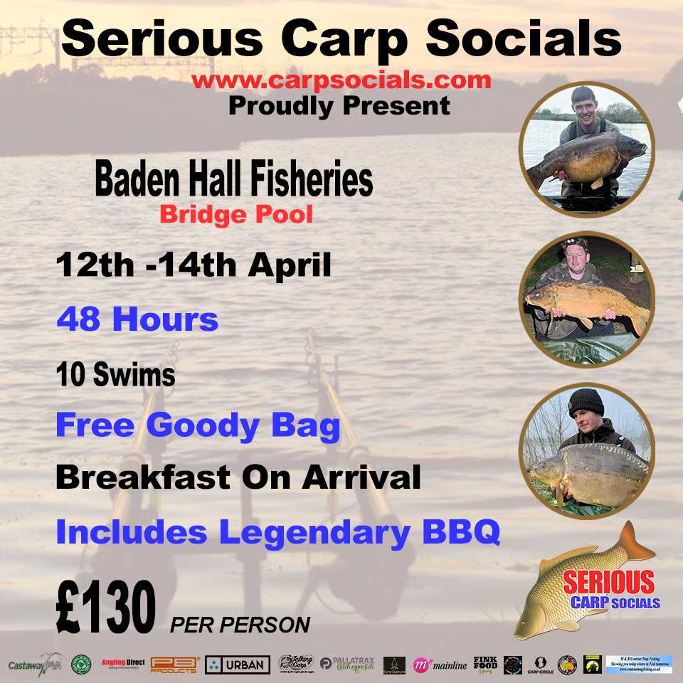April 12th - 14th (48 hrs):  Baden Hall (BRIDGE LAKE), Stafford