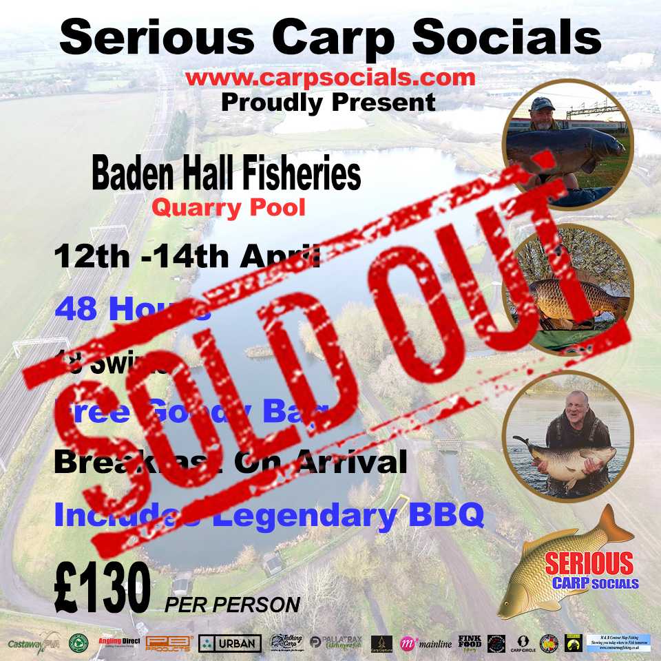 April 12th - 14th (48 hrs):  Baden Hall (QUARRY LAKE), Stafford