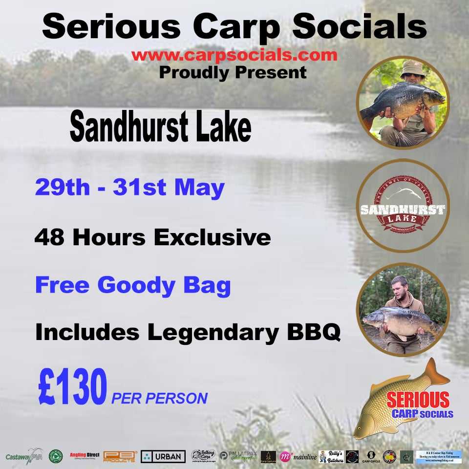 29th May - 31st May: Sandhurst Lake - 2 NIGHTS Exclusive